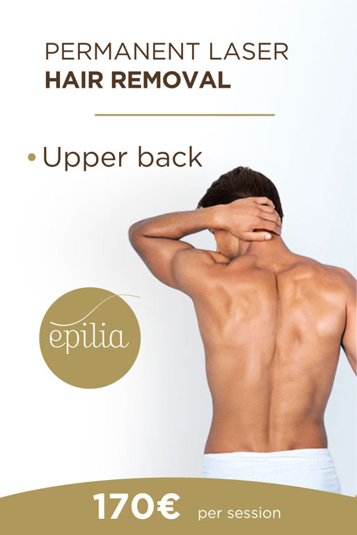 Laser hair removal packages upper back