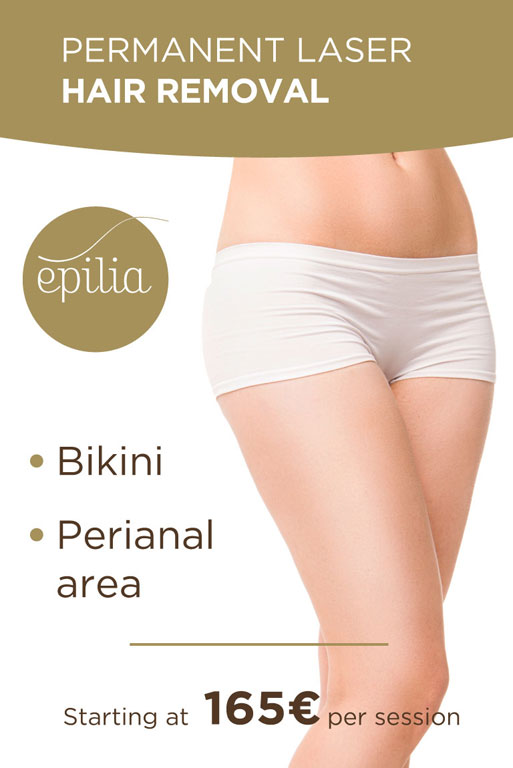 Laser hair removal packages parianal area and bikini