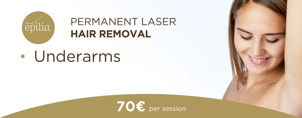 Laser hair removal underarms